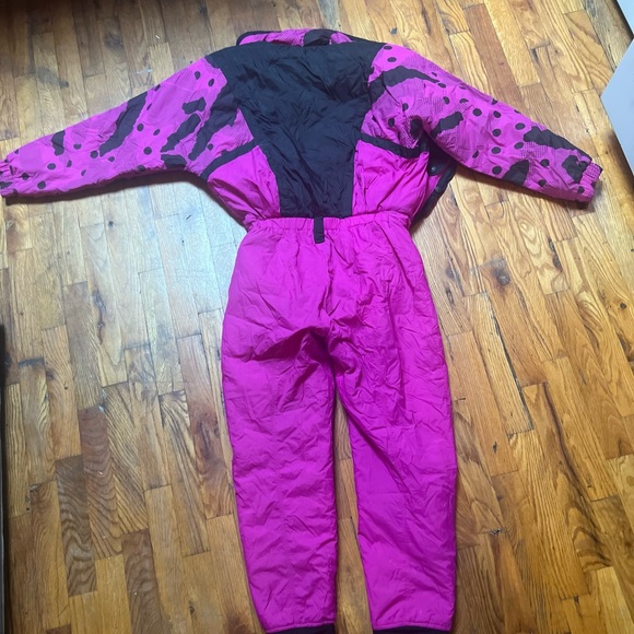 Vintage Tyrolia By Head Snow/ ski Suit Pink Retro - Picture 9 of 9